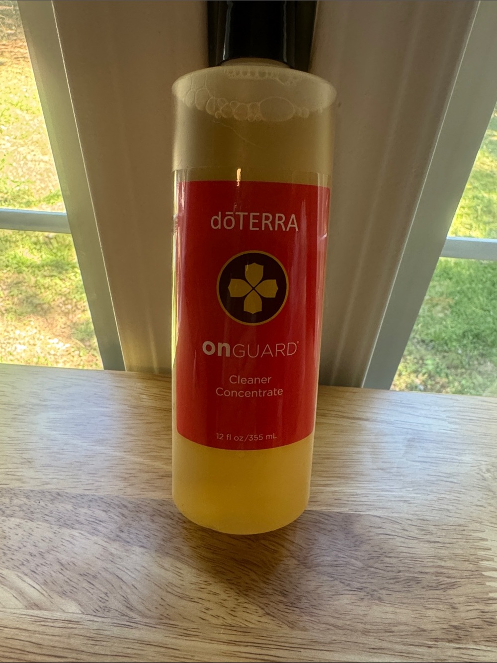 Doterra On Guard Cleaner Concentrate - Red and Yellow Bottle